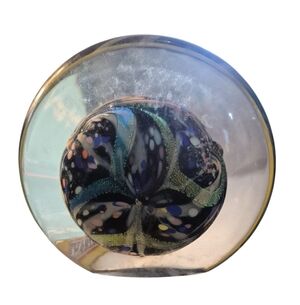 Rollin Karg 1998 Artistic Multicolor Glass Piece